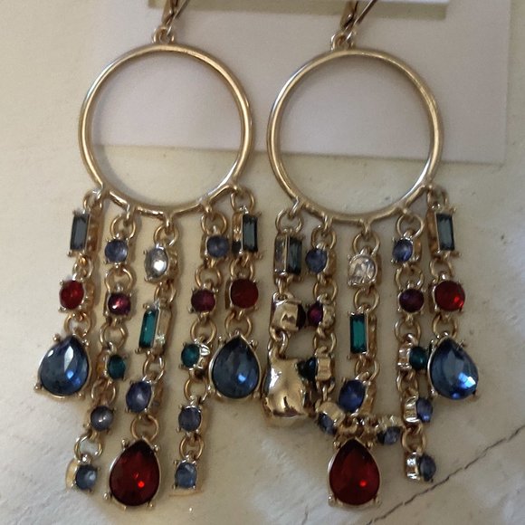 Boho Drop Earrings - Nine West ๐๐๐ - Picture 3 of 4
